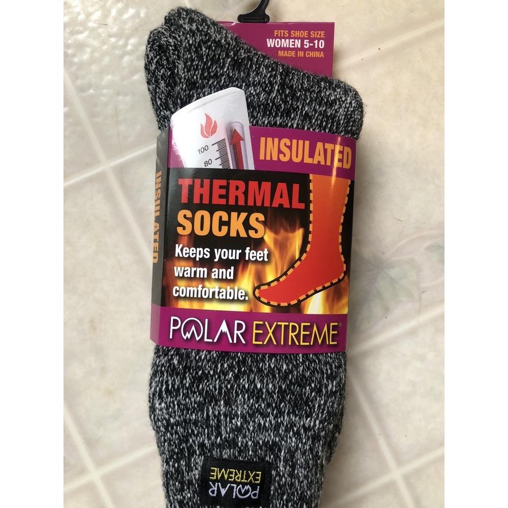 Polar Extreme Women's Moisture Wicking Insulated Thermal Socks‎ new!